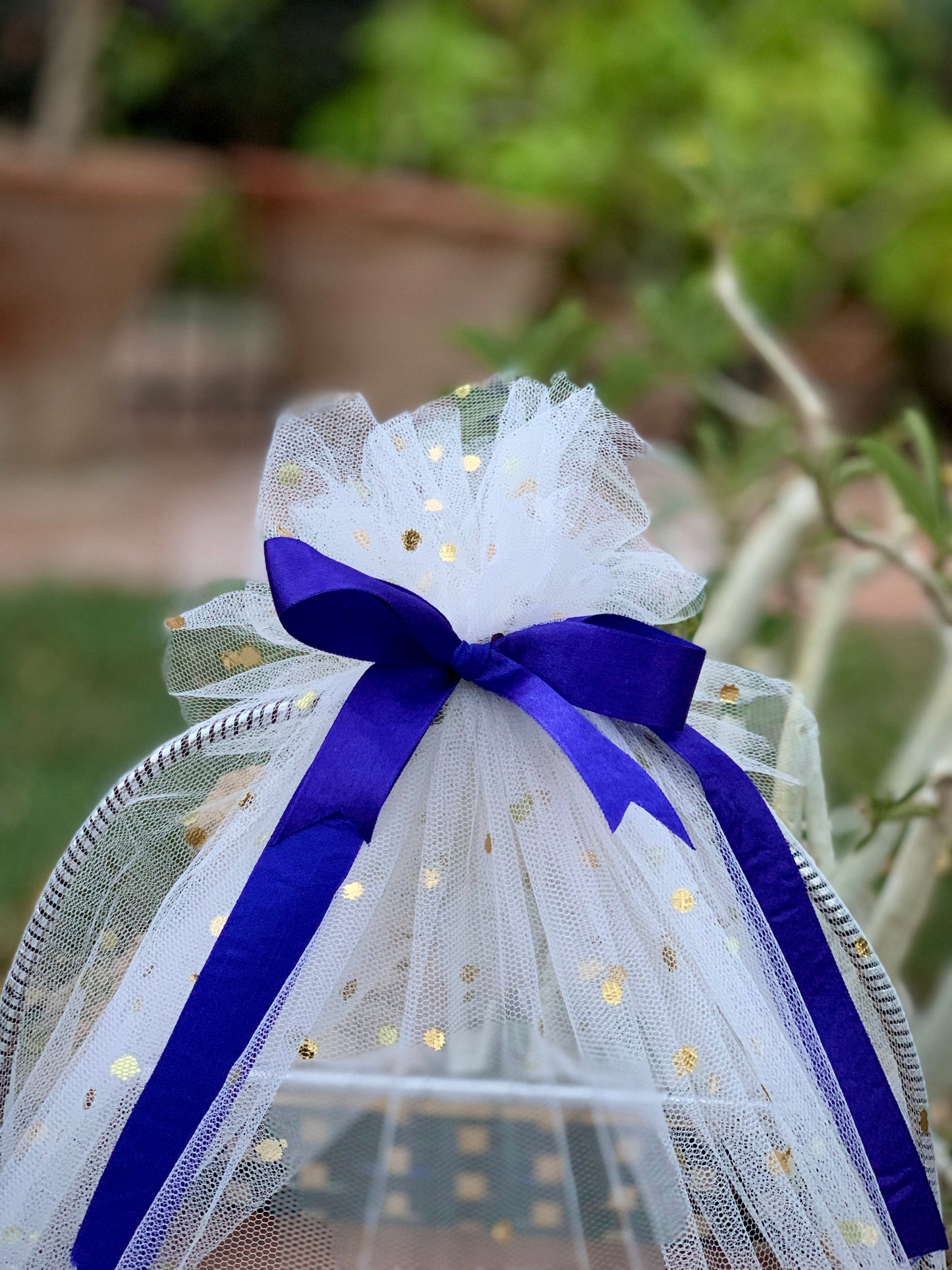 Royal Blue Gift Basket