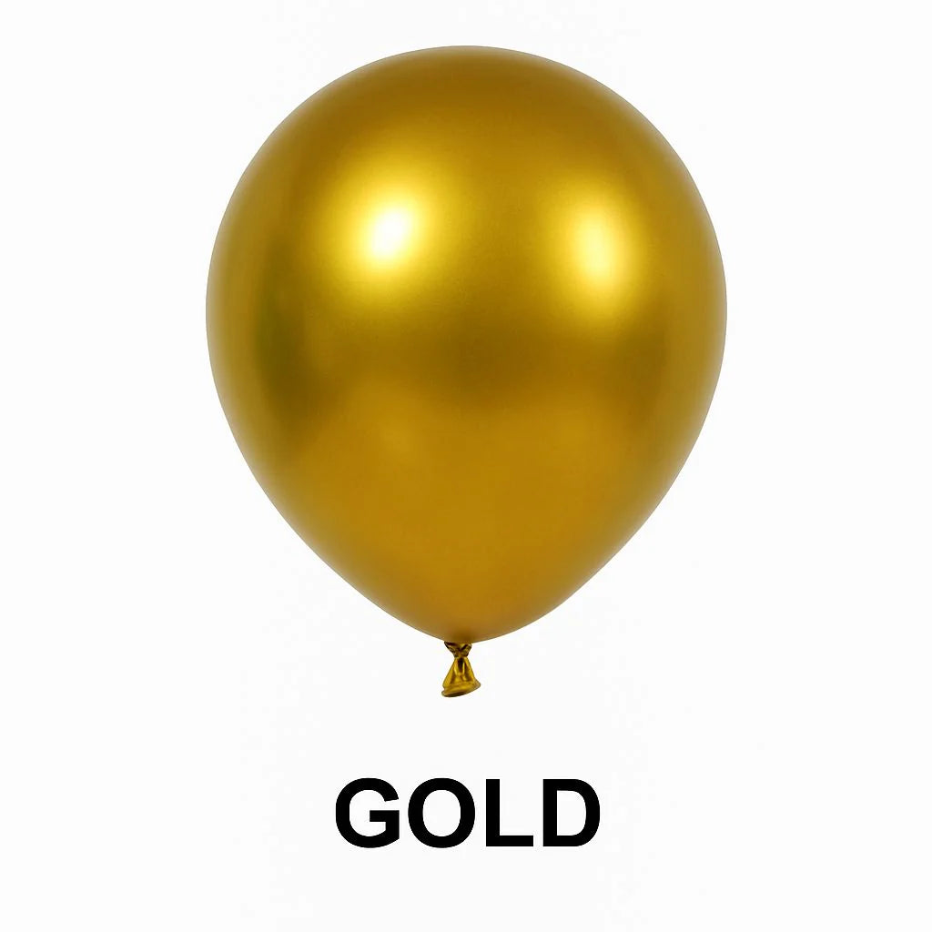 Golden Chrome Ballon