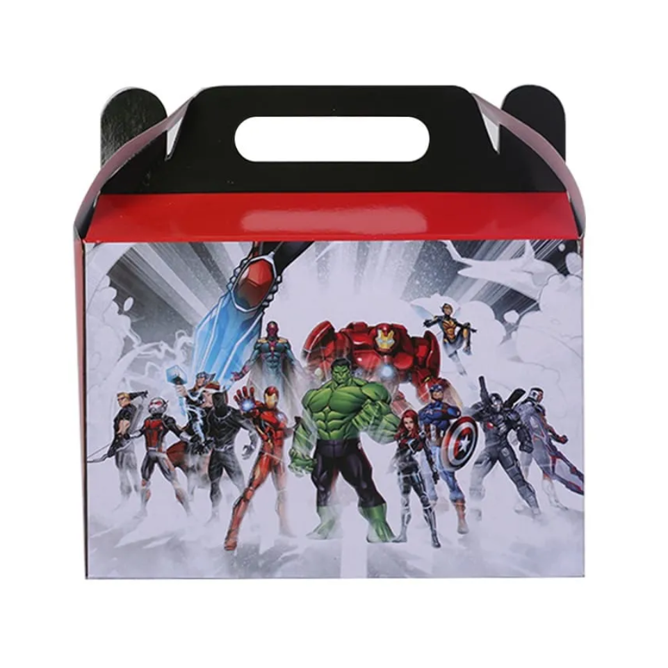 Avengers Theme Goodie Boxes | Pack of 10 | For | Birthday Party Decor |