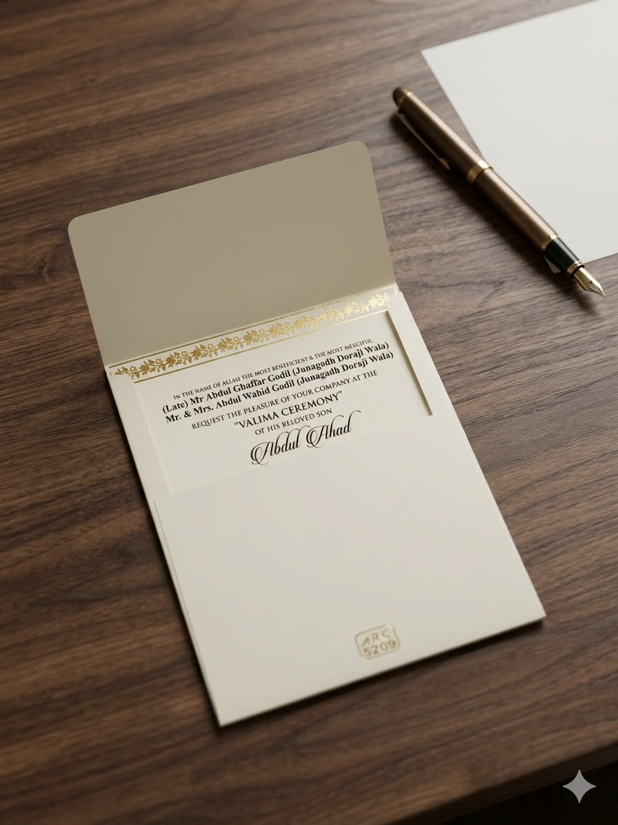 Platinum and gold invite