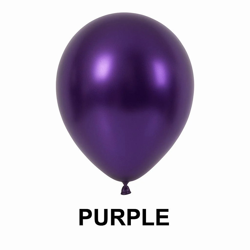 Purple Chrome Balloon