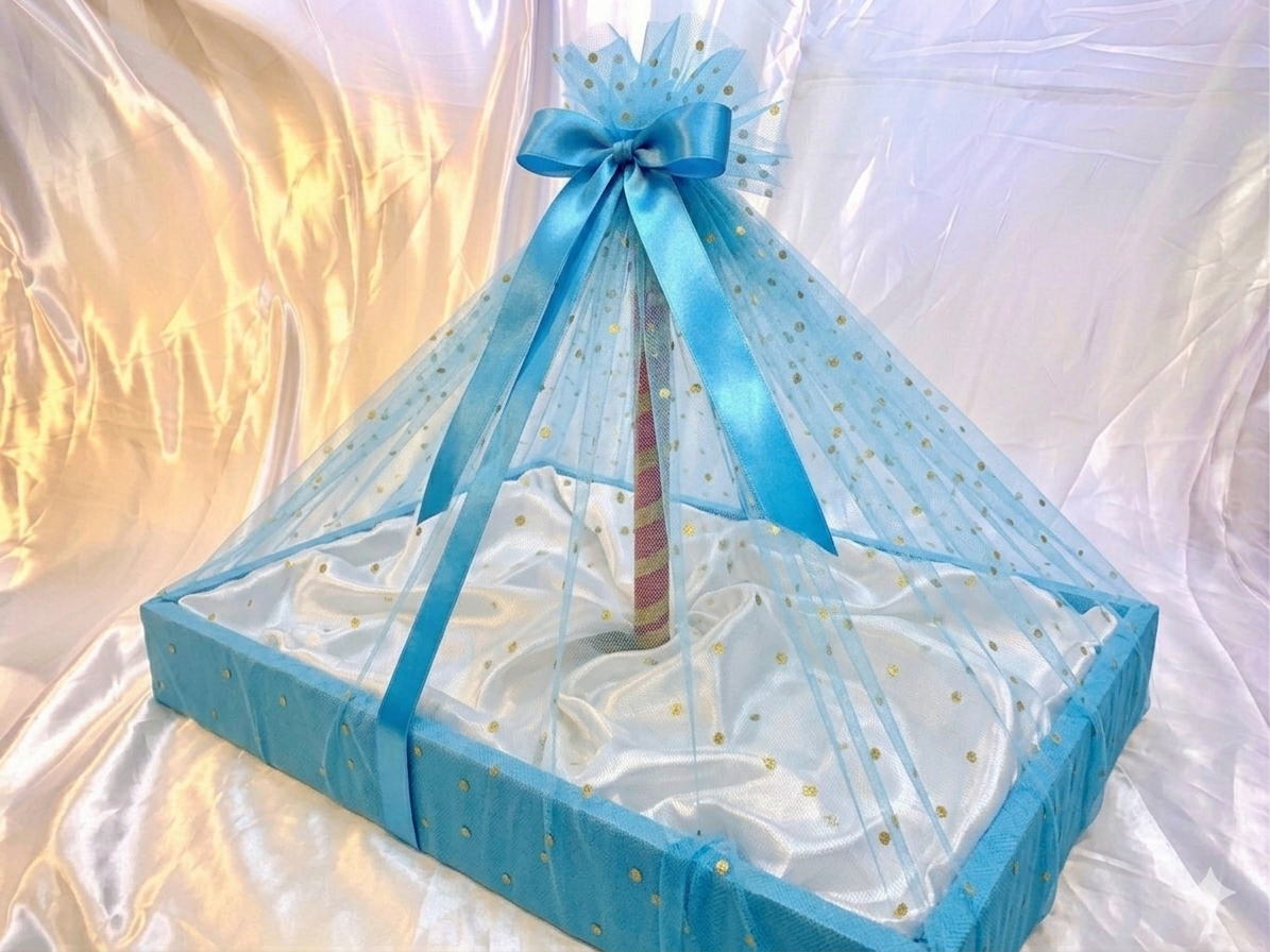 Luxury Gift Tray - Sky Blue