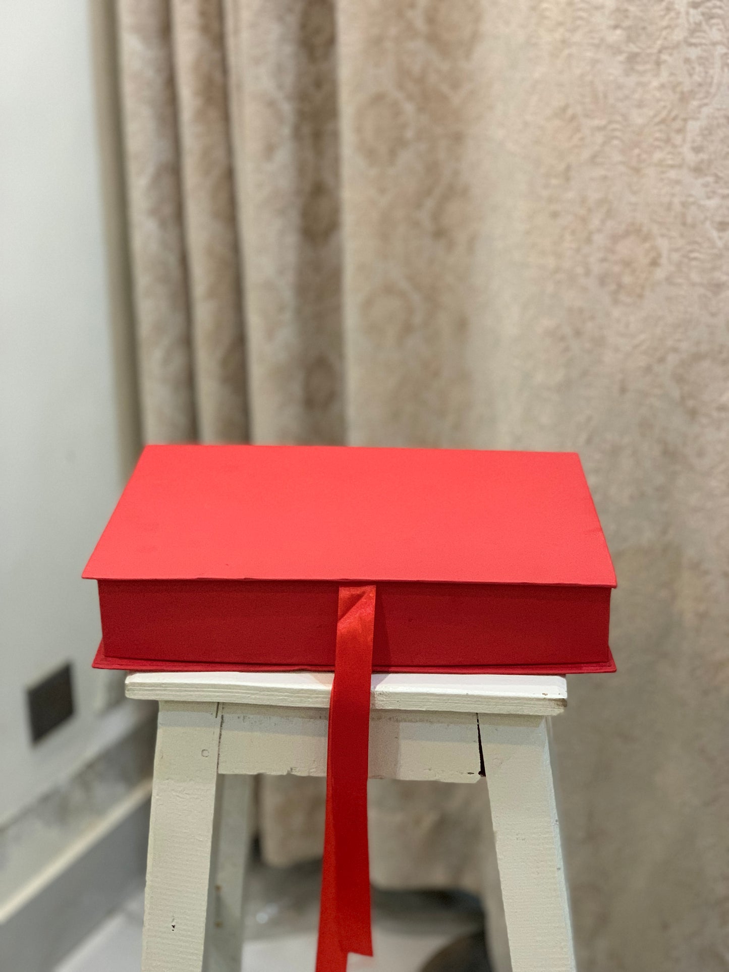 Red Ribbon Gift Box