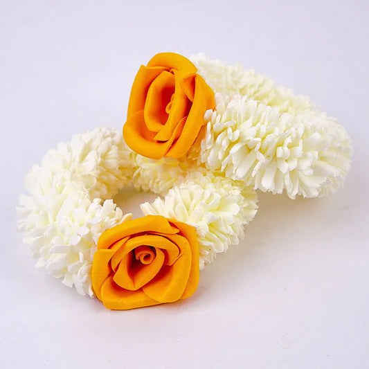 Artificial Floral Gajra Bangles – Set of 2