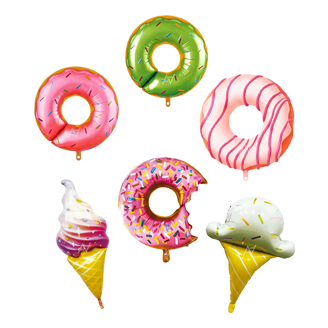 Icecream 5 pcs Foil Balloon Se