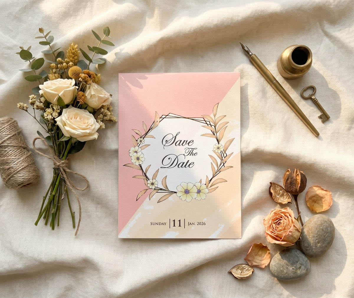 Floral Wedding invite