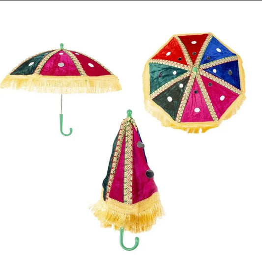 Wedding Velvet Umbrella | For | Nikkah,Maiyun, Mendhi, Dholki, Shadi, Decor |