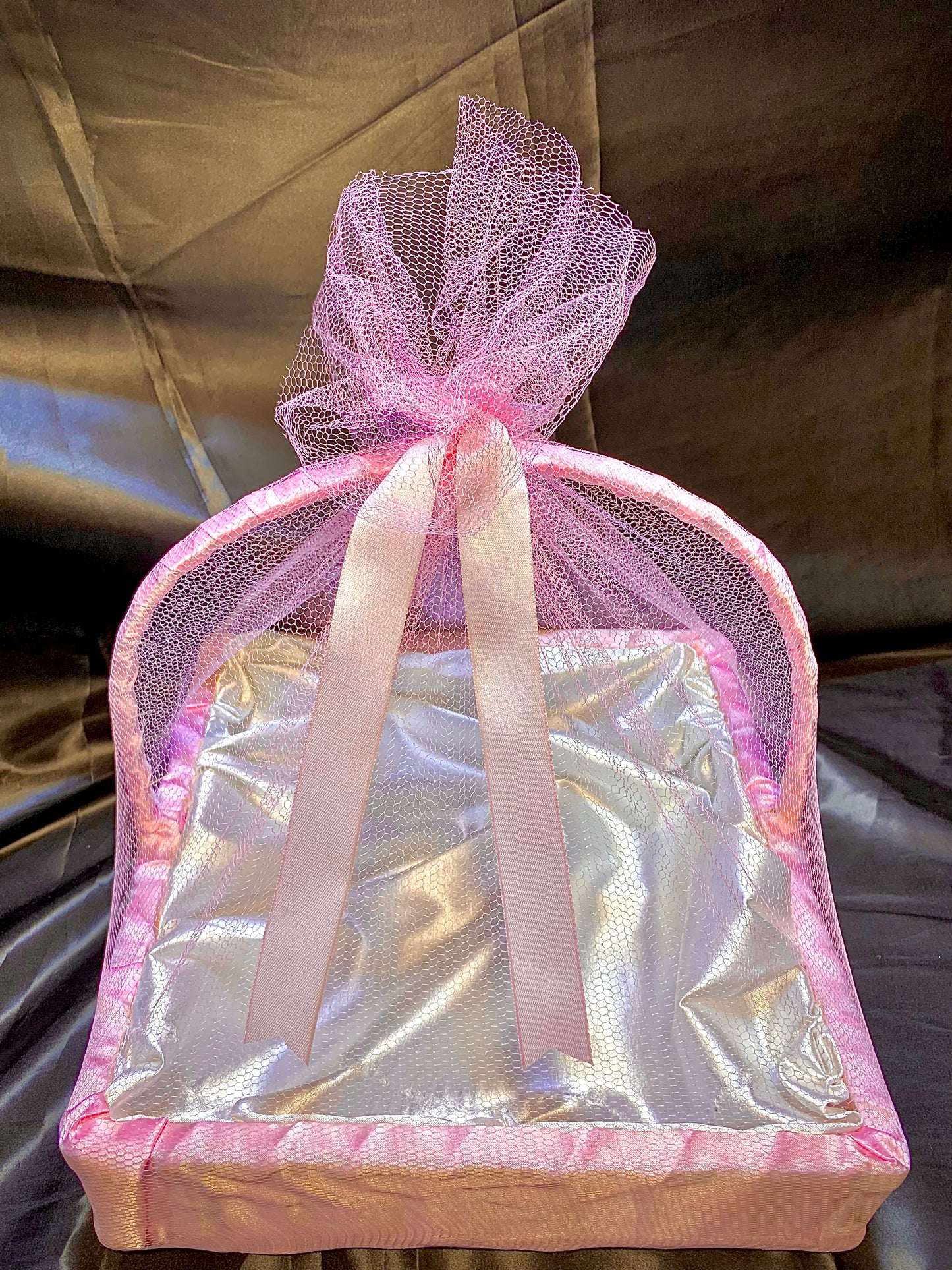 Pink Square Gift Basket