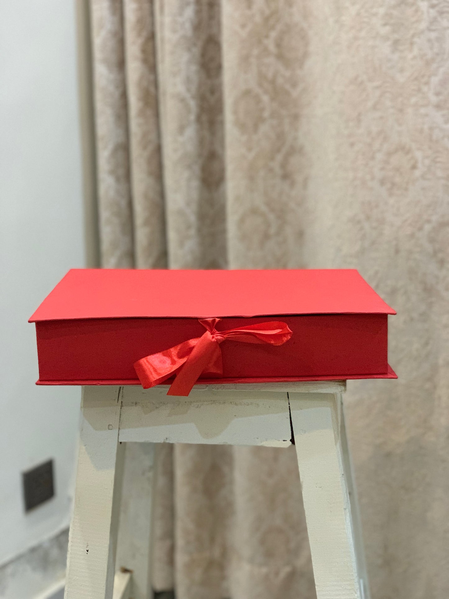 Red Ribbon Gift Box