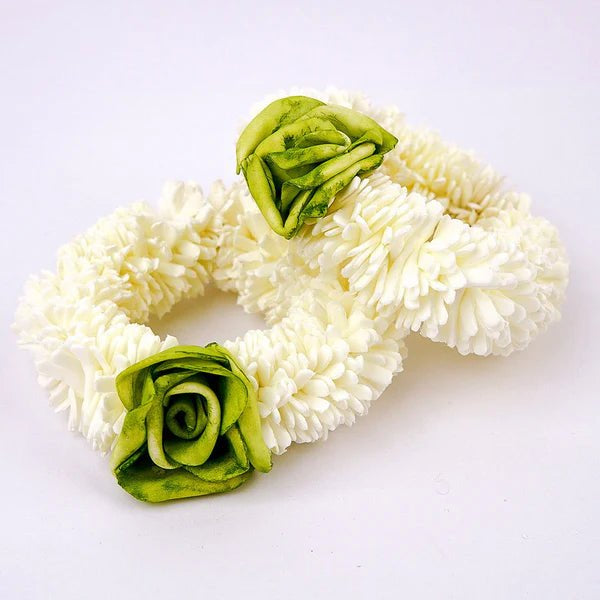 Artificial Floral Gajra Bangles – Set of 2