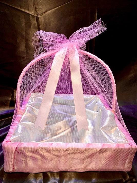 Pink Square Gift Basket