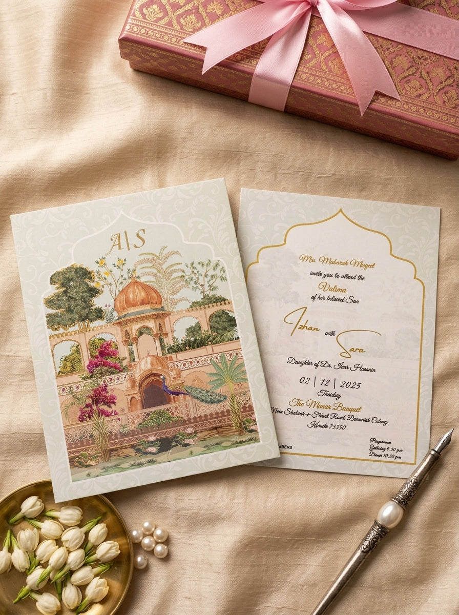 Premium wedding invitation