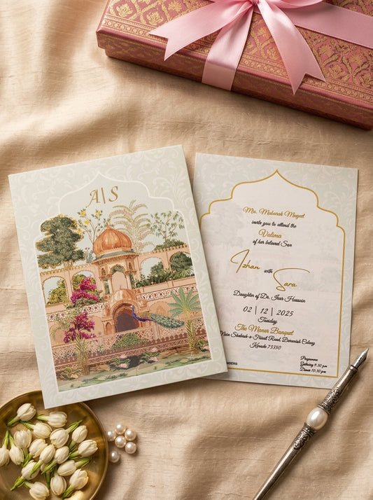 Premium wedding invitation