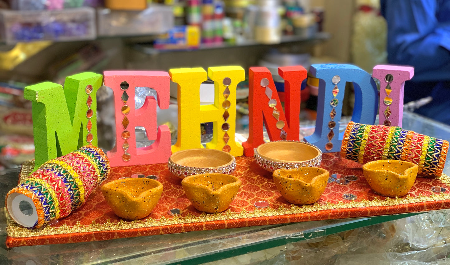 Mehendi Alphabetical Thaal