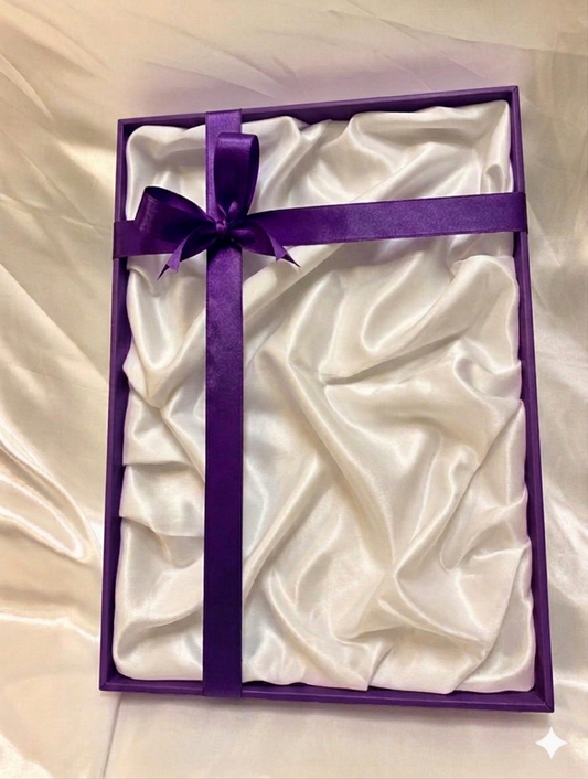 Premium lilac gift box
