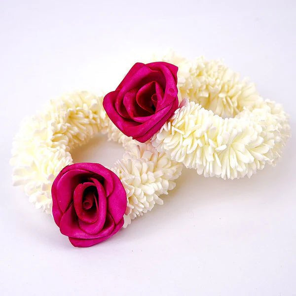 Artificial Floral Gajra Bangles – Set of 2