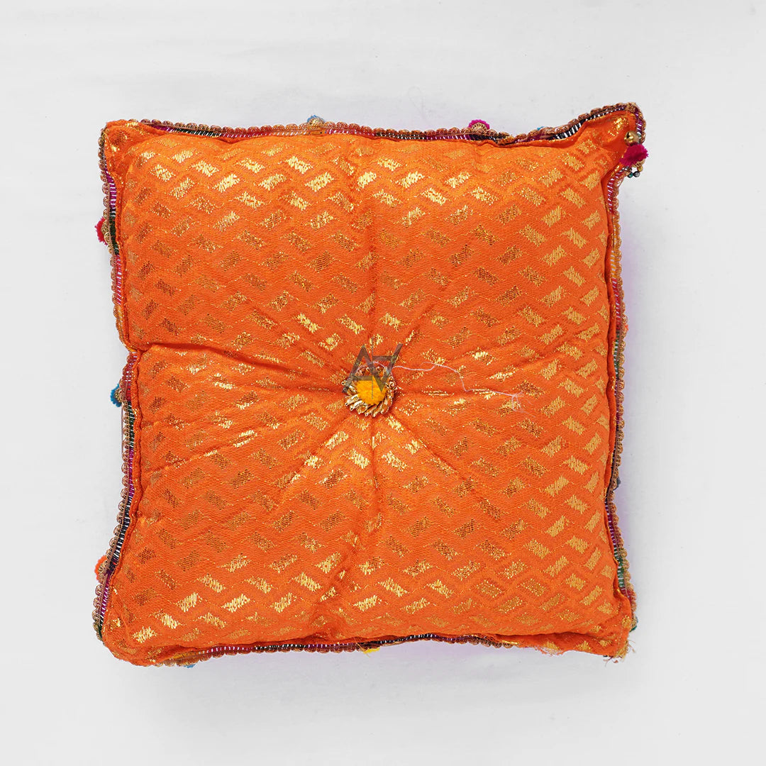 Jamawar Fabric Pillow Traditional Wedding Decor