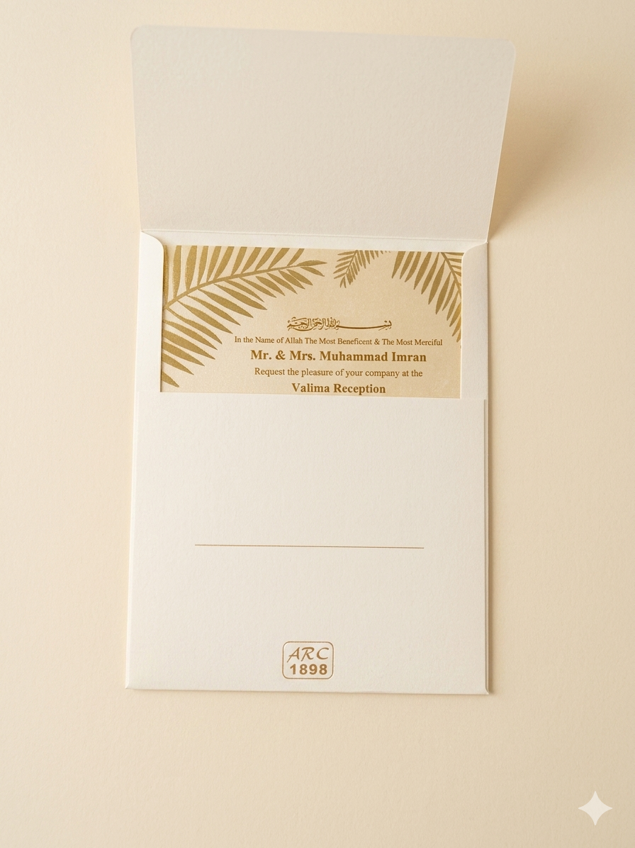 Premium wedding invite
