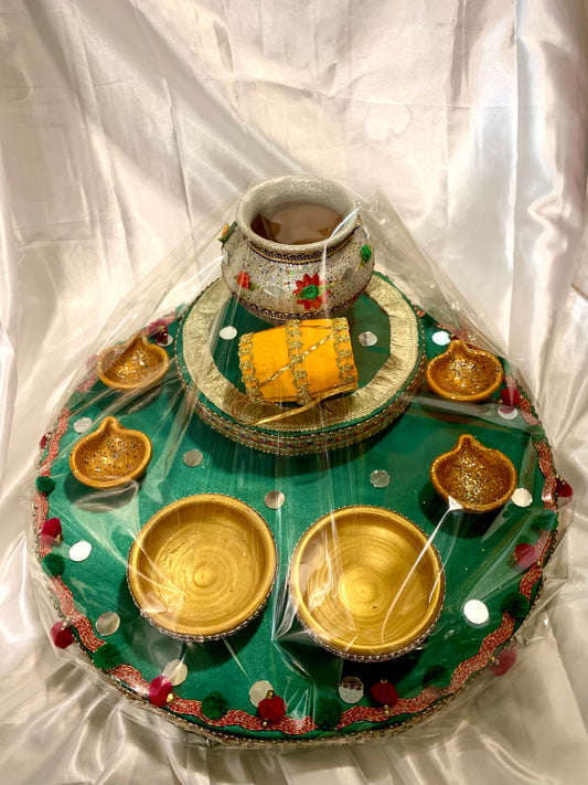 Traditional Mehndi & Mayou rasam thaal