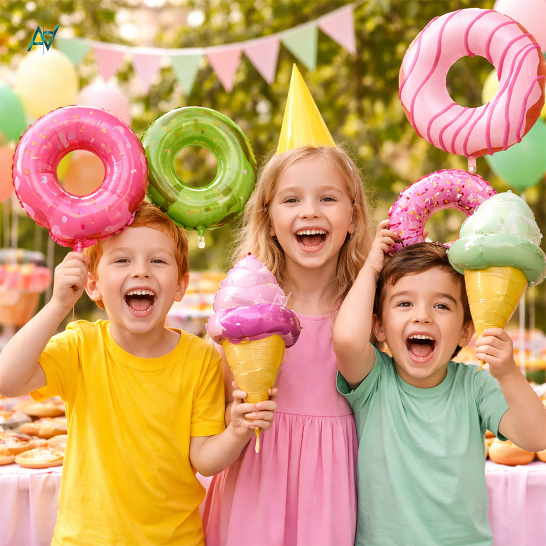 Icecream 5 pcs Foil Balloon Se
