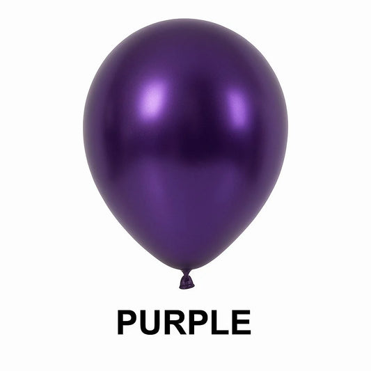 Purple Chrome Balloon