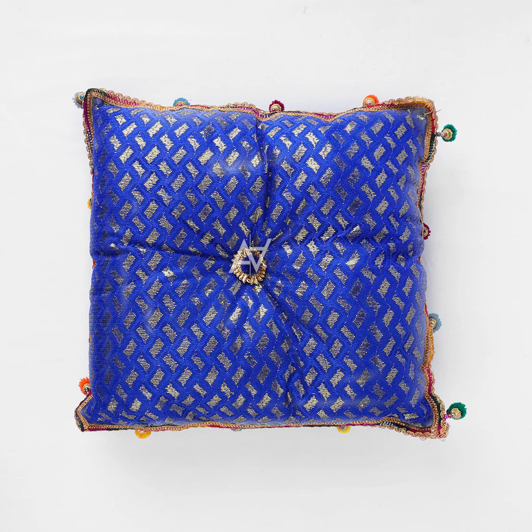 Jamawar Fabric Pillow Traditional Wedding Decor