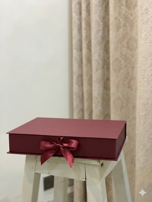 Maroon Gift Box
