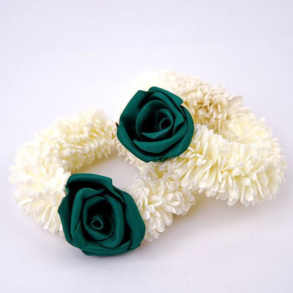 Artificial Floral Gajra Bangles – Set of 2