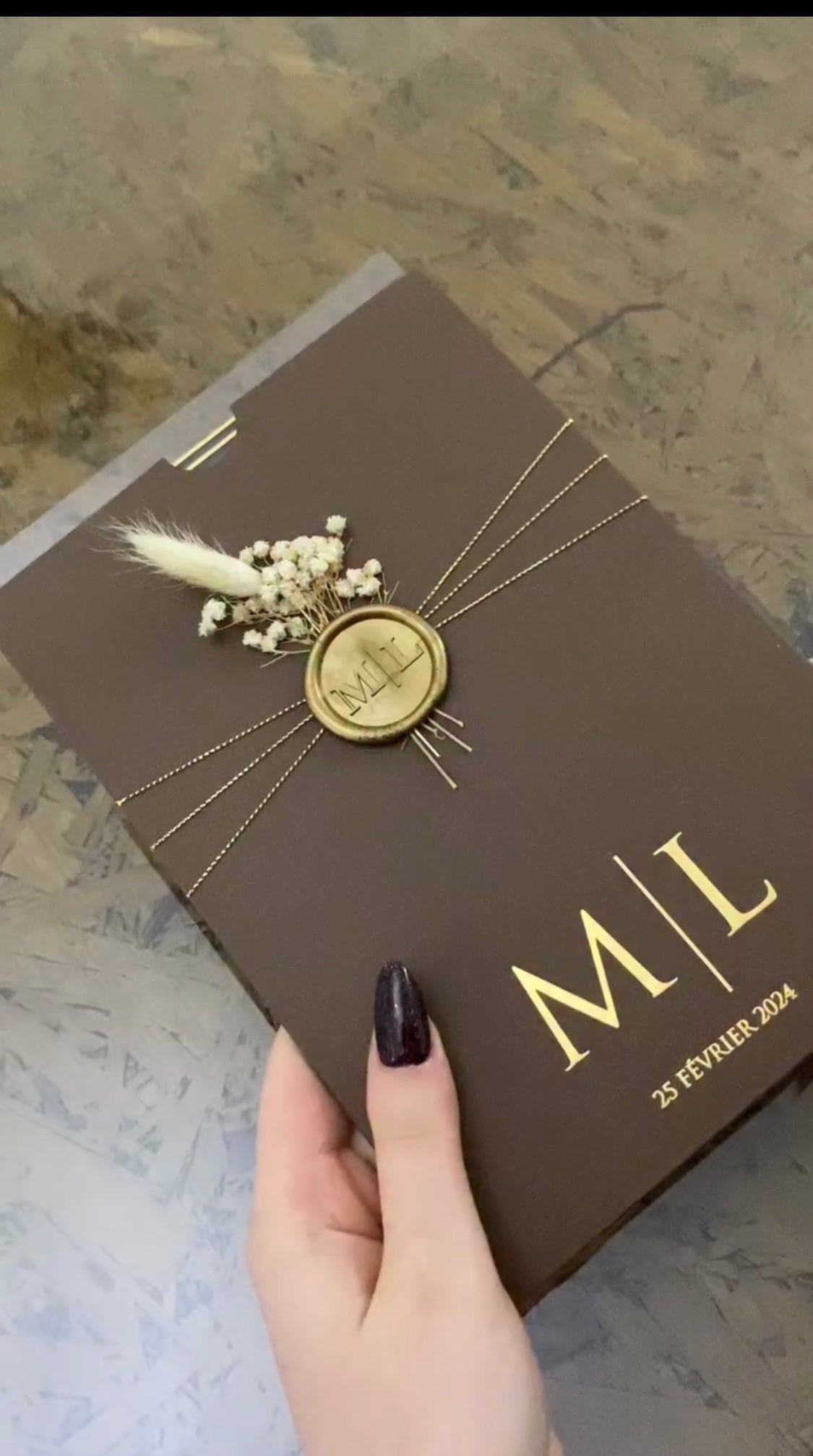 Aurelia Luxury Acrylic Wedding Invitation Suite