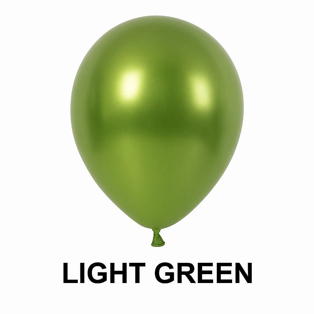 Light Green Chrome Balloon