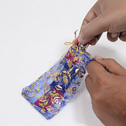 Nikkah potli pouches Blue