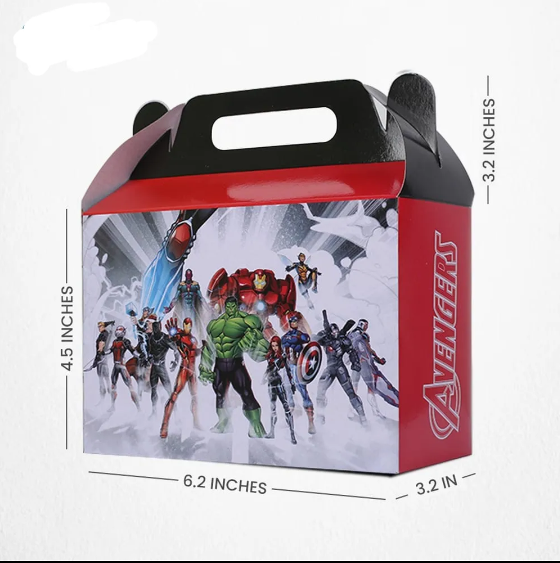 Avengers Theme Goodie Boxes | Pack of 10 | For | Birthday Party Decor |