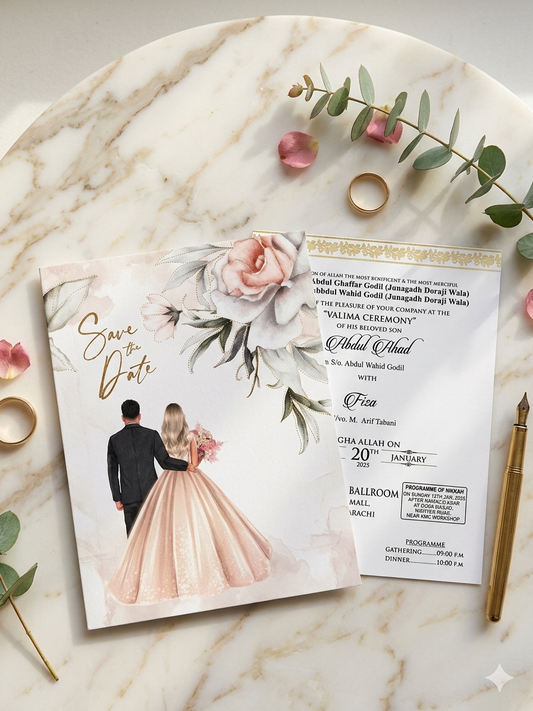 Elegant Floral Invitation