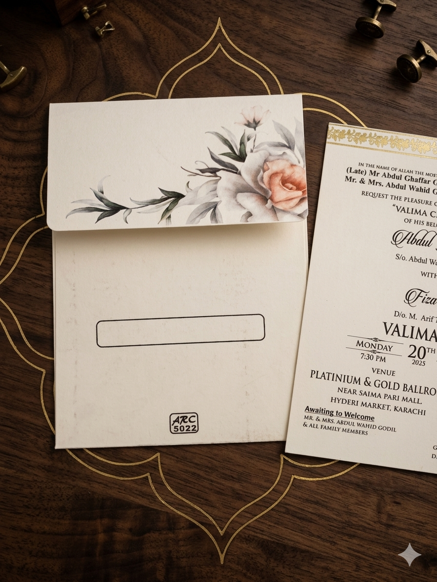 Elegant Floral Invitation