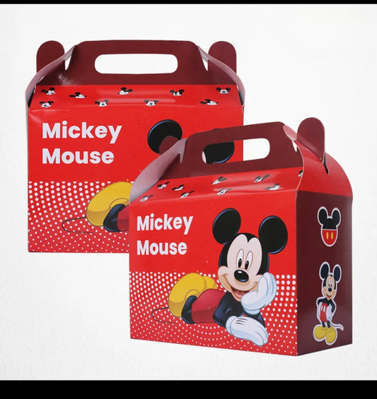 Pack of 10 - Mickey Mouse Theme Goodie Boxes
