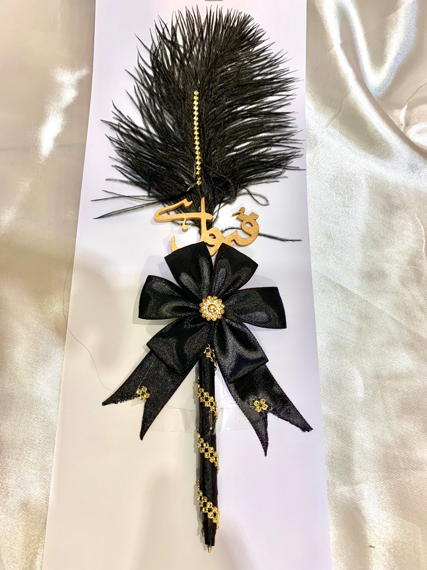 Qubool Hai" Signature Nikah Pen | Handcrafted Black & Gold