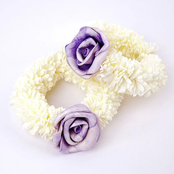 Artificial Floral Gajra Bangles – Set of 2