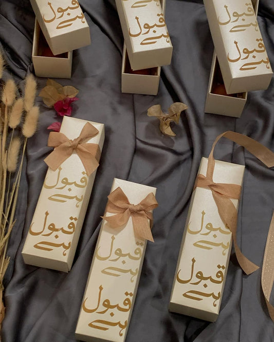 Qubool Hai Nikah Favor Boxes